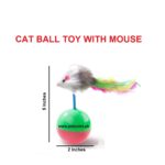 cat ball toy with mouse www.petpoint.pk