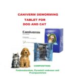 Caniverm Deworming Tablet for cat and dog www.petpoint.pk