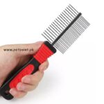 DOUBLE-SIDED-COMB-STAINLESS-STEEL-FOR-CATS-DOGS-www.petpoint.pk