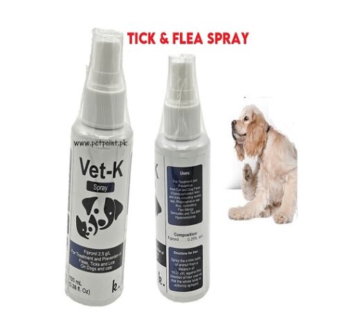 Vet-K-Flea-Tick-Spray-Fipronil www.petpoint.pk