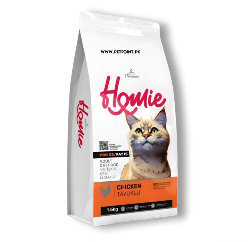 Homie-Super-Premium-Adult-Cat-Food-–-Chicken-PRO33FAT15-www.petpoint.pk